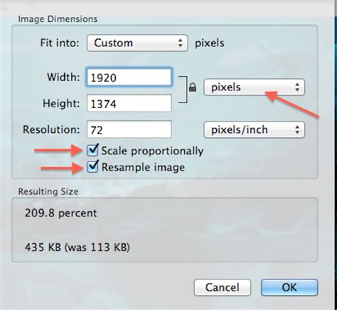 resize image in megapixels